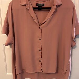 Rachel Zoe Women's Blush Button-Down Shirt